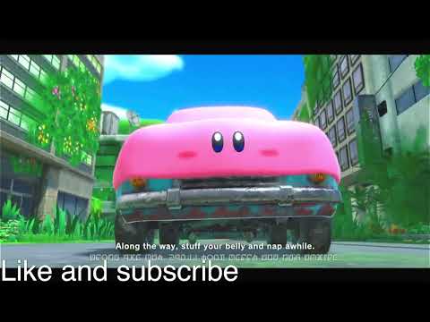 Kirby and The Forgotten Land Welcome to The New World Sing along (Japanese and English) #Kirby