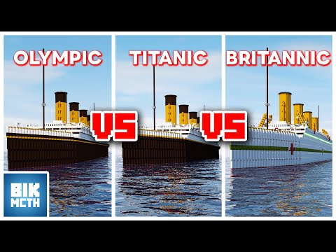 Olympic VS Titanic VS Britannic