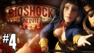 Bioshock Infinite Gameplay Walkthrough - Part 4 - Skyline Surfing (Xbox 360/PS3/PC HD)