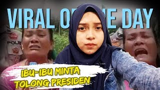 VIRAL HARI INI: Wanita Menangis Lahan Sawitnya Dihargai Rp18 Ribu untuk Jalan Tol, Protes ke Jokowi