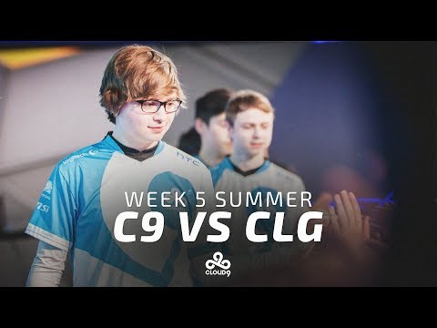 Cloud9 vs CLG | LCS Week 5 Highlights (2017 Summer)