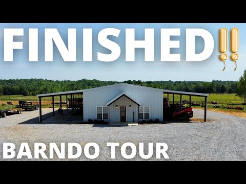 Just COMPLETED barndominium! Metal home/shop over 6,300 sqft! House Tour