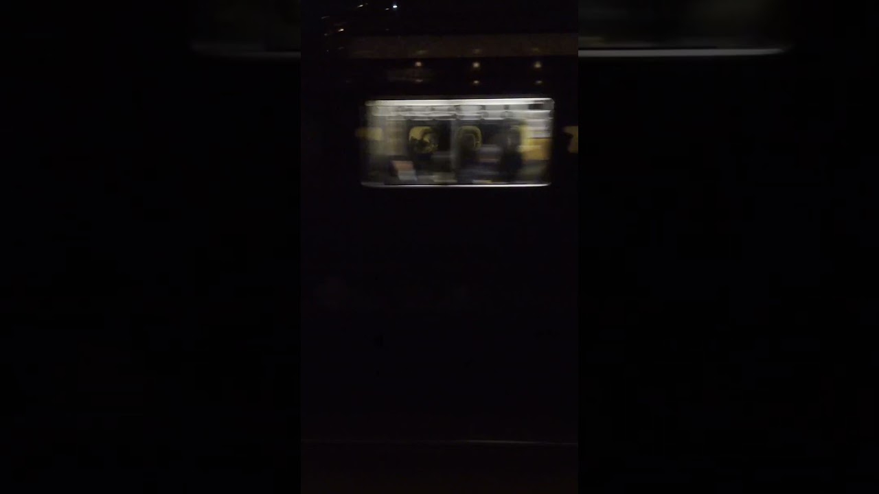 Night Shinkansen Window