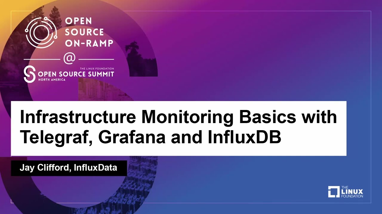 Infrastructure Monitoring Basics with Telegraf, Grafana and InfluxDB - Jay Clifford, InfluxData