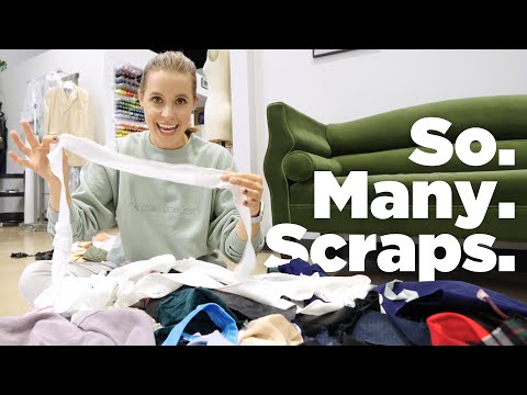 Organizing Fabric Scraps in a  Professional Tailor Shop (Ep. 35)
