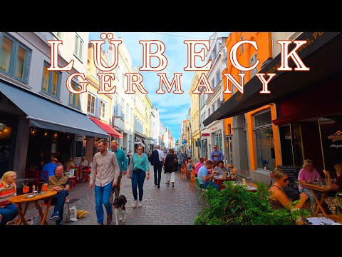 4K Exploring Lübeck Germany | Walking Tour of Old Town & Canals in Summer #germany #subscribe 👍 
