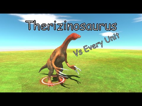 Therizinosaurus Vs Every Unit ARBS Animal Revolt Battle Simulator Who Is The Strongest