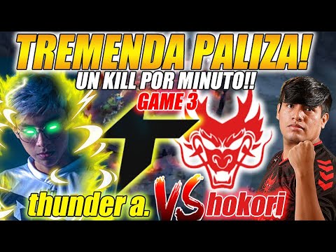 🔥THUNDER A. vs HOKORI 🔥 GAME 3/BO3 | UN KILL POR MINUTO!!  - DPC SA Div 1 4D ESPORST | DOTA 2