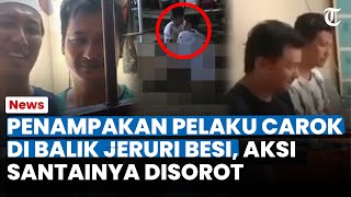 Penampakan Pelaku Carok di Balik Sel Tahanan, Semringah bak Tak Bersalah, Gelagatnya Disorot