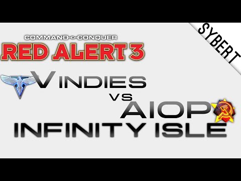 Vindies[A] vs aiop[S] - Infinity Isle - Red Alert 3