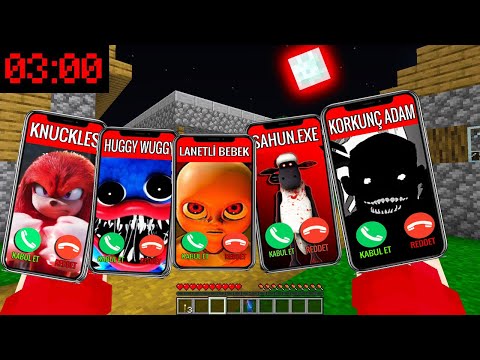 GECE 03:00'DE BENİ HANGİ BİLİNMEYEN KARAKTER ARIYOR 😱 Minecraft