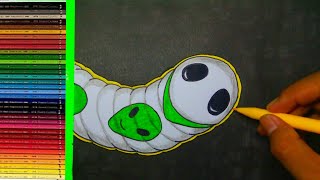 Gambar cacing besar alaska || worm zone part 7
