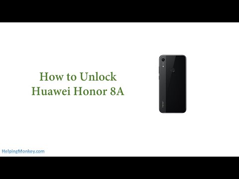 How to Unlock Huawei Honor 8A - When Forgot Password