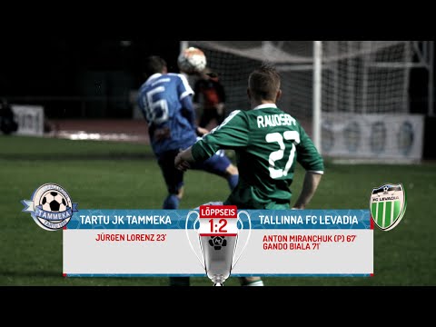 24. voor 2016: Tartu JK Tammeka - Tallinna FC Levadia 1:2 (1:0)