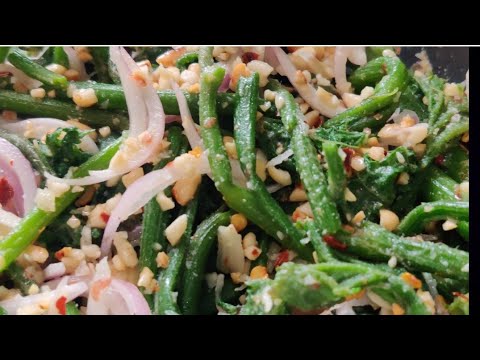 Maian Tauh a van tui kher em!(Pumpkin leaves Salad)