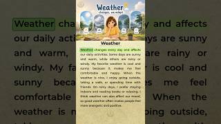 Weather ☀️🌧️ | Simple English Topic  #learnenglish #dailyenglish