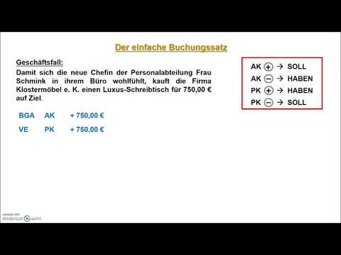 BwR 7 - Der einfache Buchungssatz