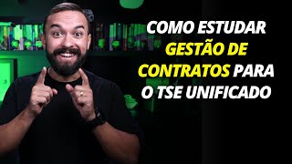 Como estudar licitações e gestão de contratos para o TSE