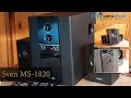 SVEN MS-1820 black - видео