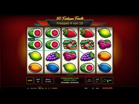 50 Fortune Fruits kostenlos spielen - Novomatic / Eurocoin