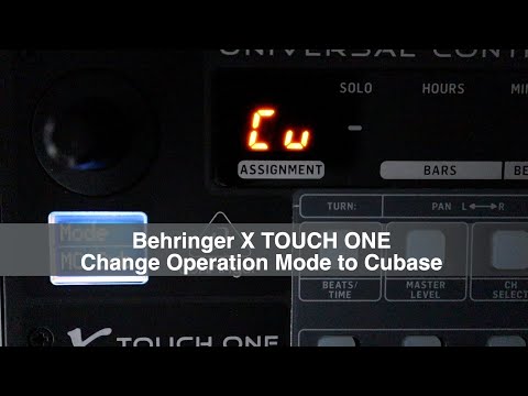 Studio Gear Behringer X-Touch Cubase Operation Mode