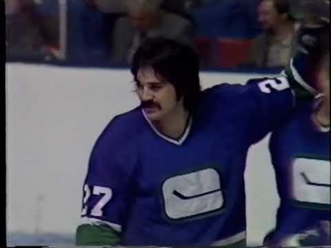 Throwback: Canucks Dmen Score 3 Goals in the 2nd Period vs Leafs (Dec. 22, 1973) (CBC) Full Colour