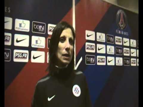 Les-feminines.fr | Sarah M'Barek | Coach Montpellier | Après le match contre Montpellier