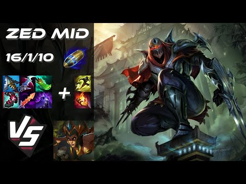 MID Zed vs Cassiopeia - NA Challenger Patch 25.S2.7