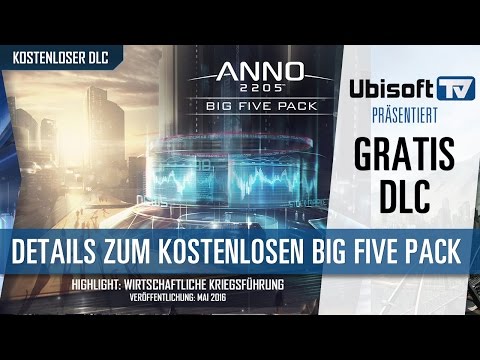 Anno 2205 – Details zum kostenlosen Big Five Pack | Ubisoft-TV [DE]