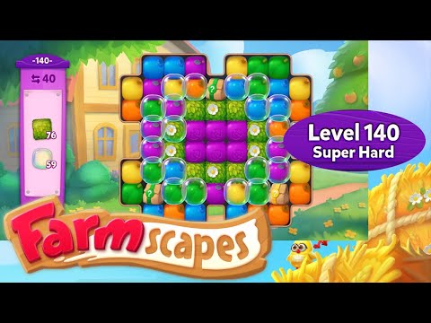 Farmscapes Level 140 Super Hard | No Boosters | Playrix