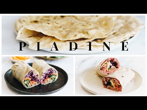 PIADINE fatte in casa morbidissime | Ricetta FACILE e VELOCE