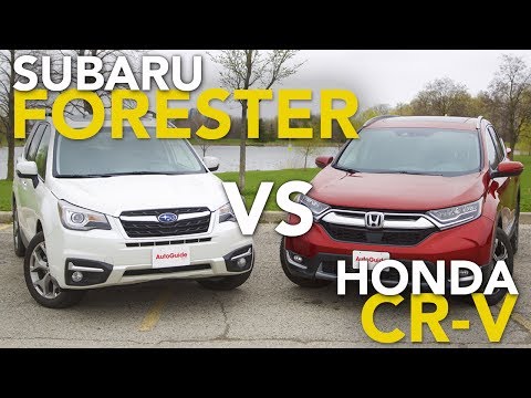 2017 Subaru Forester vs Honda CR-V Comparison Test