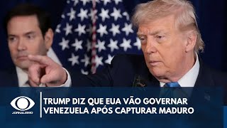 Trump diz que EUA vão governar Venezuela após capturar Maduro; veja | Band Jornalismo