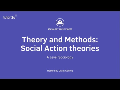 Sociological Theory: Social Action Theories (Sociology Theory & Methods)