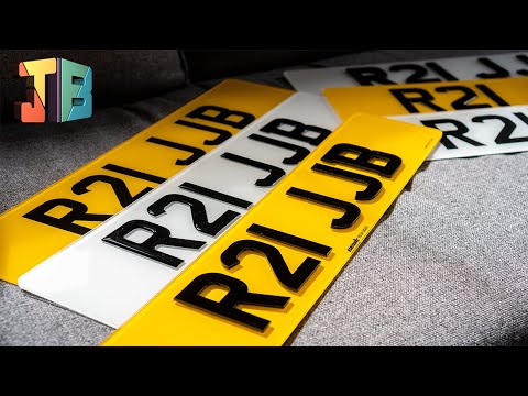 UK Number plates - Which styles are legal?