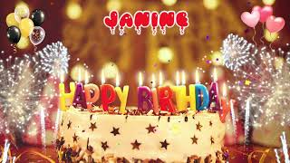 JANINE Birthday Song – Happy Birthday Janine