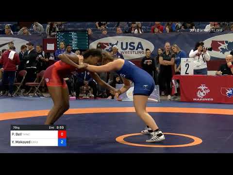 76 Kg Semifinal Precious Bell Titan Mercury Wrestling Club Vs Yelena Makoyed Cardinal Wrestling Cl