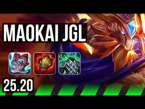 MAOKAI vs SYLAS (JGL) | Dominating | EUW Master | 25.20