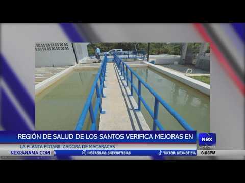 Región de salud de Los Santos verifica mejoras en la planta potabilizadora de Macaracas