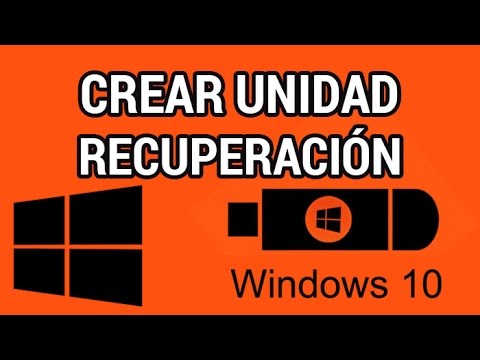 ¿Cómo creo una unidad de recuperación?