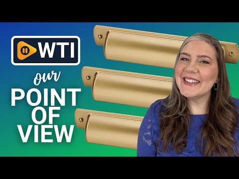 khtumeware 10 Pack 3 3/4""(96mm) Champagne Bronze Drawer Pulls Cabinet Bin Cup Pulls Kitchen Hardware Satin Brass Cabinet Handles Drawer Handles Knobs Cup Pulls 3-3/4"" Hole Center 10 Pack Cham - WTI product video review