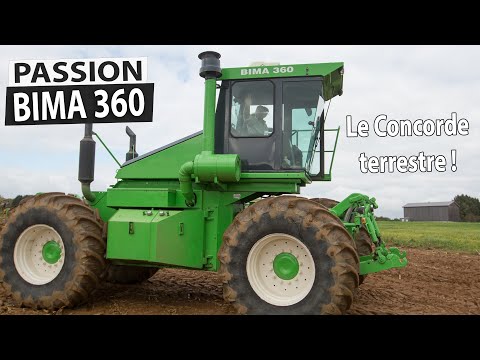 Tracteur articulé BIMA 360 4WD - 470 HP / 4WD French tractor