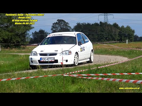 Florkiewicz Adam / Florkiewicz Albert - Honda CIVIC - XX Rajd Mielecki TargumMielec 04-09-2022