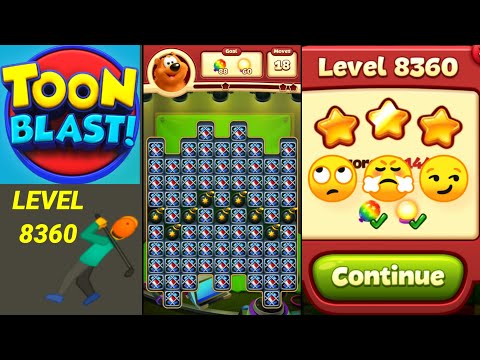 Toon Blast Level 8360 ✨🦖