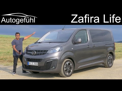 All-new Opel Zafira Life FULL REVIEW Vauxhall Vivaro - budget alternative to the VW Multivan?