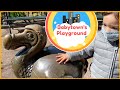 MTA NYC Subway To Manhattan And To A Battery Park Outdoor Kids Playground
