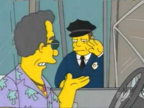 The Simpsons - Cletus Fixes James Caan's Wagon
