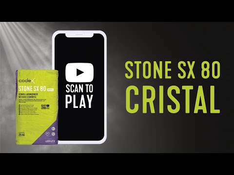 SCAN TO PLAY - Sichere Verlegung von Natursteinen mit dem Flexmörtel codex Stone SX 80 Cristal