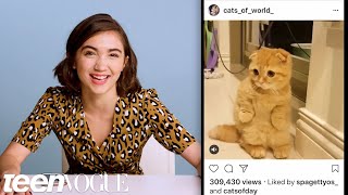 Rowan Blanchard Breaks Down Her Favorite Instagram Accounts | Teen Vogue