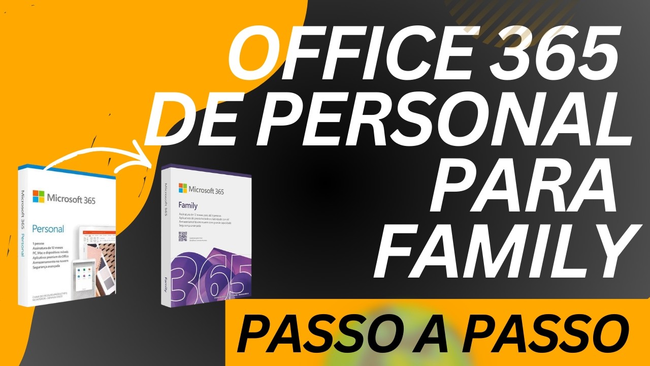 Transformar Office 365 Personal para Family (PASSO A PASSO 2026)